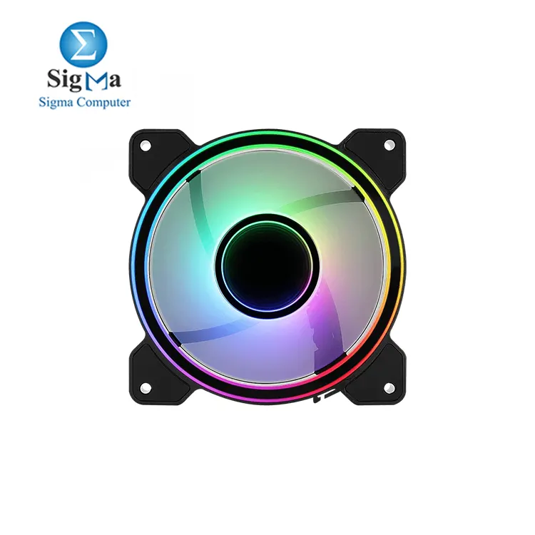 Aerocool Mirage 12 ARGB     120mm fan  1300 RPM  45.7 CFM airflow  17.8 dBA noise  6-Pin ARGB  Infinity Mirror RGB  hydraulic bearing  60 000-hour lifespan