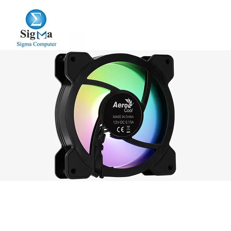 Aerocool Mirage 12 ARGB     120mm fan  1300 RPM  45.7 CFM airflow  17.8 dBA noise  6-Pin ARGB  Infinity Mirror RGB  hydraulic bearing  60 000-hour lifespan