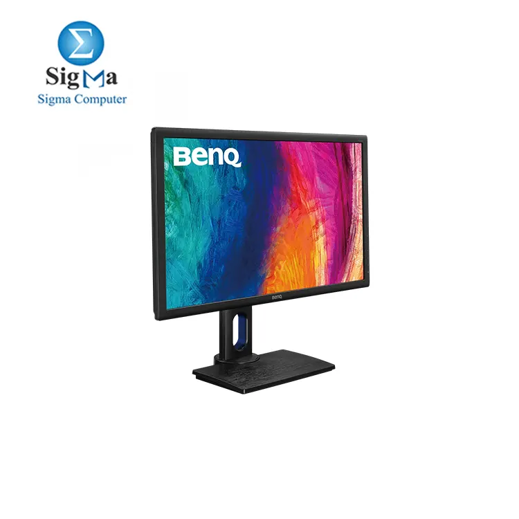 BenQ PD2700Q Color Accurate Design Monitor 27 QHD 1440p 100 Rec.709 sRGB IPS Delta E 3 Calibration Report AQCOLOR Pantone Ergonomic Speakers DisplayPort HDMI USB Hub