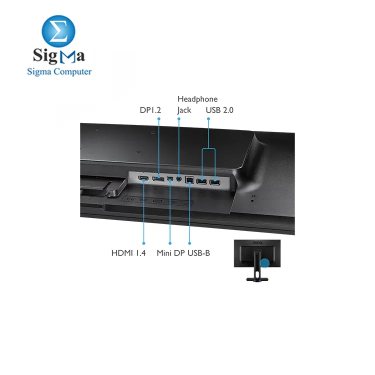 BenQ PD2700Q Color Accurate Design Monitor 27 QHD 1440p 100 Rec.709 sRGB IPS Delta E 3 Calibration Report AQCOLOR Pantone Ergonomic Speakers DisplayPort HDMI USB Hub