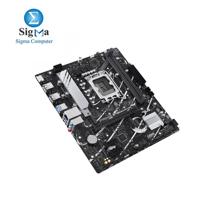 ASUS PRIME B760M-R D4     LGA 1700  DDR4  2x M.2 PCIe 4.0  64GB RAM  Realtek 2.5G LAN  HDMI 2.1  USB 5Gbps  Aura Sync  micro-ATX