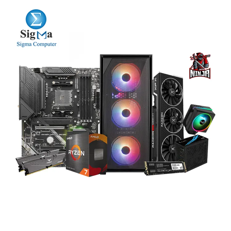 NINJA R7 5700 6800XT-403- MSI B550 MAG TOMAHAWK MAX WIFI- AMD Ryzen 7 5700 - Vulcan Z 2X16GB 3200MHz- XFX RX6800XT 16GB- KLEVV CRAS C710 512GB- Aerocool GEOFLOW ARGB MID TOWER CASE- Aerocool LUX 750W- Aerocool Cylon 4F ARGB CPU AIR COOLER NINJA R7 5700 6800XT-403- MSI B550 MAG TOMAHAWK MAX WIFI- AMD Ryzen 7 5700 - Vulcan Z 2X16GB 3200MHz- XFX RX6800XT 16GB- KLEVV CRAS C710 512GB- Aerocool GEOFLOW ARGB MID TOWER CASE- Aerocool LUX 750W- Aerocool Cylon 4F ARGB CPU AIR COOLER