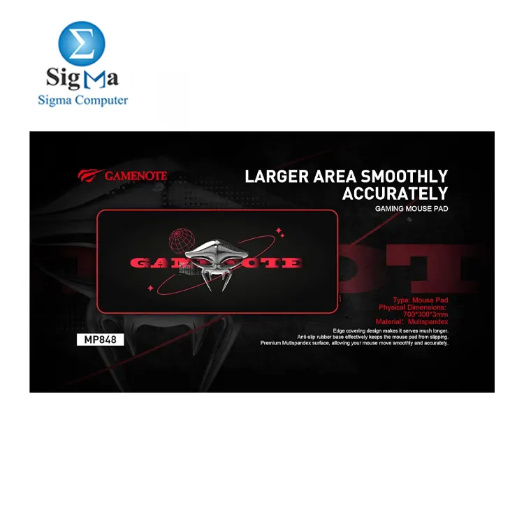 HAVIT MP848 Gaming Mousepad  black Red 700mm x 300mm x 3mm 