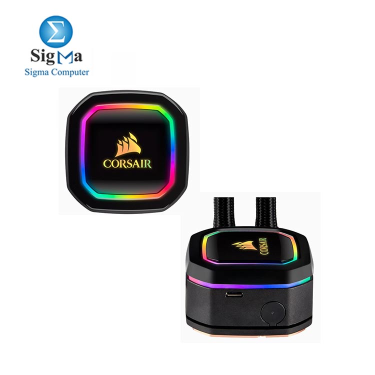 Corsair iCUE H115i RGB Pro XT  280mm Radiator  Dual 140mm PWM Fans  Software Control  Liquid CPU Cooler