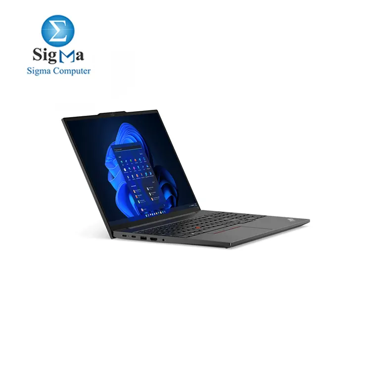 Lenovo ThinkPad-E16 21JNS08E00 Laptop - Intel Core i7-1355U - 8GB - 512GB SSD - NVIDIA Geforce MX550 2GB - 16.0 - Graphite Black