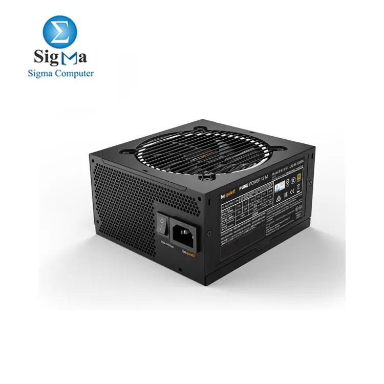 be quiet  BN346 Pure Performance Power 12 M 1200W Modular Quiet Performance Power Supply   80 Plus Gold   ATX 3.1   for PCIe 5.0 GPUs and GPUs with 6 2 pin connectors   Silent 120mm Fan