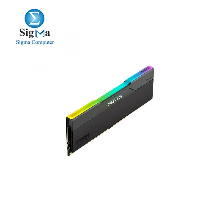 KLEVV CRAS V RGB DDR5 48GB  2x24GB  6000MHz CL30 A-DIE 1.35V Gaming Desktop Ram Memory SK Hynix Chip XMP 3.0   AMD Expo Ready - Black - KD5KGUD80-60A300G