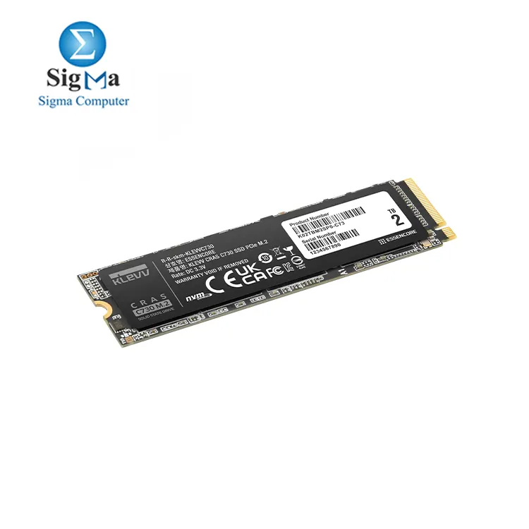 KLEVV CRAS C730 2TB M.2 PCIe 3x4 NVMe Internal Solid State Drive Up to 3 500 MB s DRAM Cache - K02TBM2SP0-C73