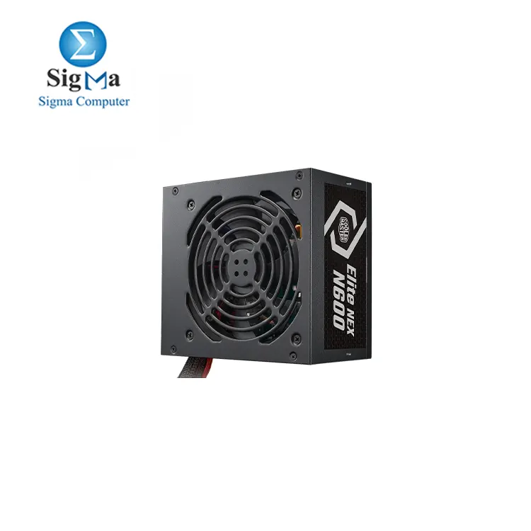 Cooler Master CMP 520 ARGB ATX Mid-Tower - 3 FANS 120mm ARGB, Mesh Geode Front Panel, Versatile Cooling Options, Full Black Coating, Breathable Power Supply Shroud + Elite NEX N600 Power Supply