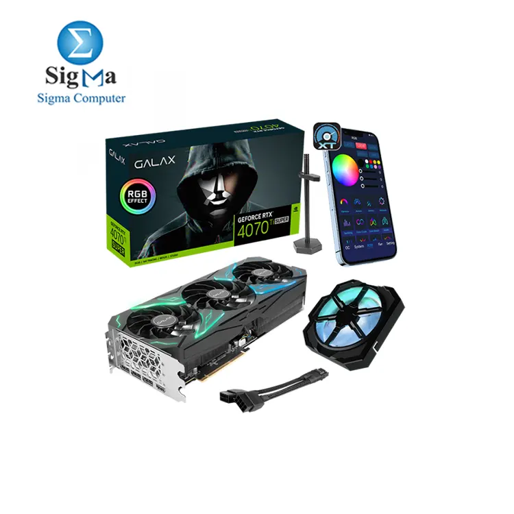 GALAX GeForce RTX 4070 Ti SUPER SG 1-Click OC 16GB GDDR6X 256-bit DP 3 HDMI 2.1 DLSS 3