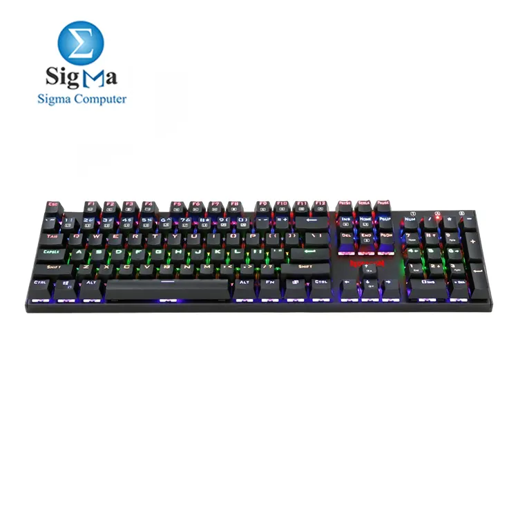 Redragon K565 Rudra Rainbow Mechanical Gaming Keyboard - Brown Switch