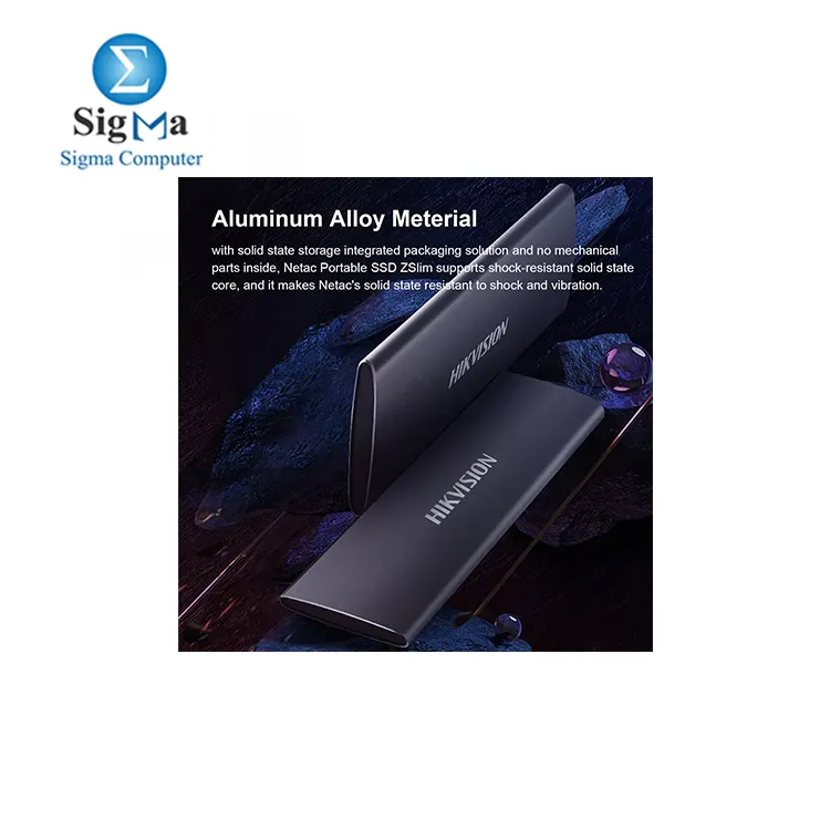 HIKVISION T200N 256GB SSD USB 3.1 Type-C, High-Speed Read-Write (450 MB-s)