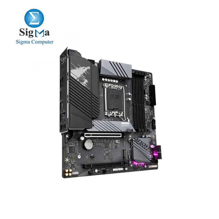GIGABYTE B760M AORUS ELITE DDR4 Intel LGA 1700 m-ATX Motherboard  4x DDR4  128GB  2x PCI-E x16  2x M.2  4x SATA  4x USB 3.2  1x USB-C  4x USB 2.0
