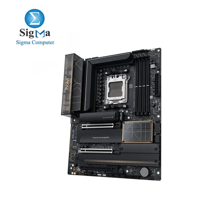 ASUS ProArt X870E-CREATOR WiFi AMD AM5 X870E ATX Motherboard PCIe   5.0 x16 Slots with Full Support for Next-gen GPUs  16 2 2 Power Stages  DDR5  Dual USB4    10 Gb   2.5 Gb LAN  WiFi 7  Four M.2 Slots