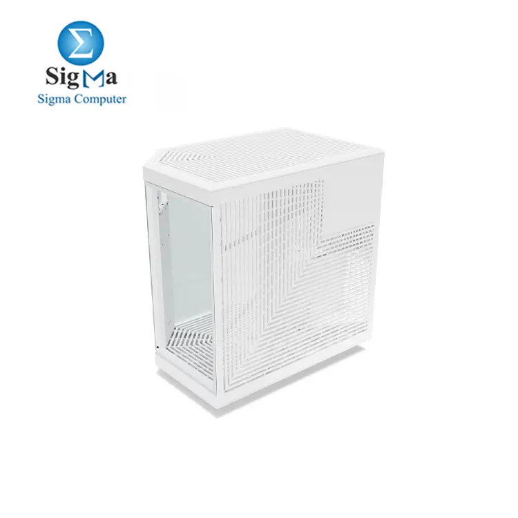 HYTE Y70 Touch Infinite Dual Chamber ATX Mid Tower Modern Aesthetic Case with Integrated 2.5K LCD Touchscreen - Snow White
