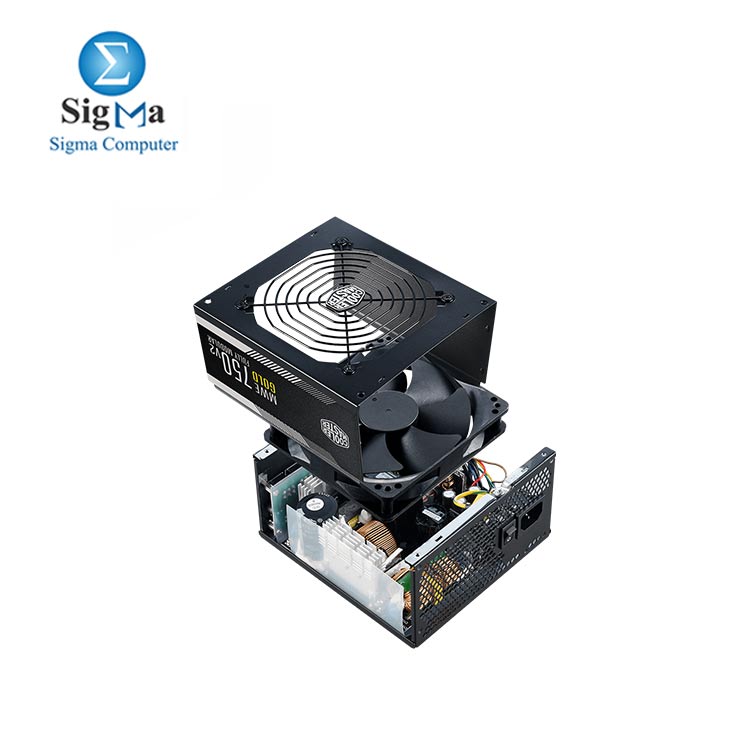 Cooler Master MWE Gold 750 V2 Full Modular  750W  80  Gold Efficiency  2 EPS Connectors  120mm HDB Fan
