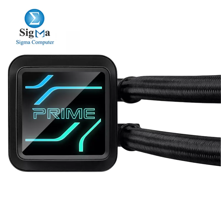 ASUS Prime LC 360 ARGB  All-in-One CPU Liquid Cooler with CPU Contact Zone and Finned Channels  Water Block with Infinite Mirror Lenses and ARGB Fans