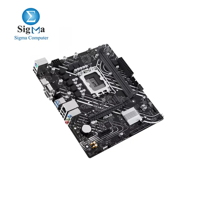 ASUS PRIME H610M-D DDR5  LGA 1700 micro-ATX motherboard   PCIe 4.0  M.2 slot  Realtek 1 Gb Ethernet  HDMI     VGA  USB 3.2 Gen 1  SATA 6 Gbps  COM port  RGB header