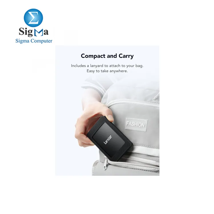 Lexar SL500M 2TB External SSD with Magnetic Set  USB3.2 Gen2x2 Portable SSD  up to 2000MB s Read  Compact External Solid State Drive Ultra Slim Compatible with iPhone 15 Series Mac PS5 XBOX Laptop PC