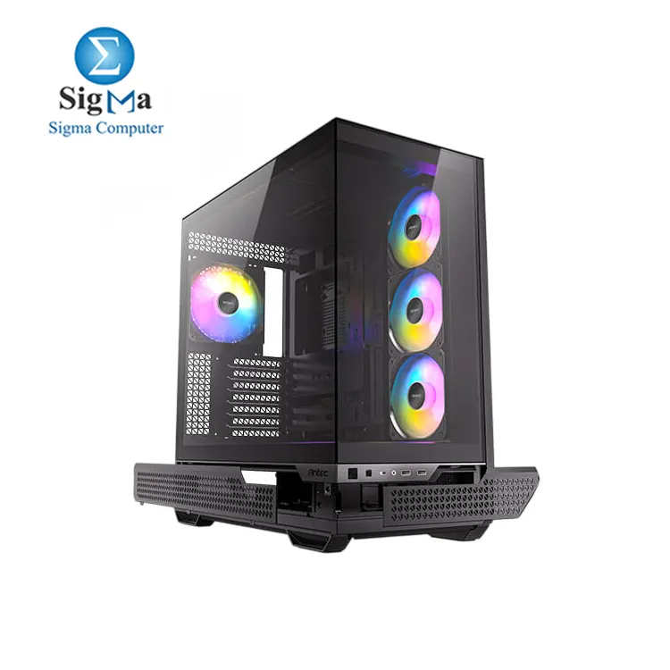 Antec C7 ARGB  RTX 40 GPU Support  4 x 120mm ARGB PWM Fans Included  Vertical GPU Cooling  Type-C 10Gbps  Seamless Tempered Glass Front   Side Panels  360mm Radiator Support  Mid-Tower E-ATX PC Case