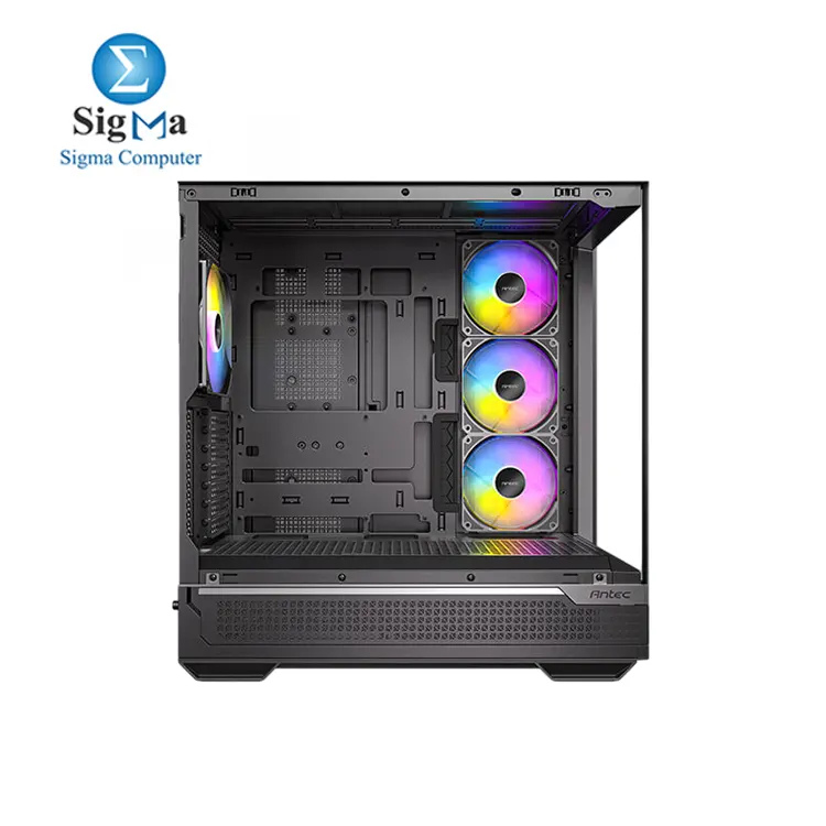 Antec C7 ARGB  RTX 40 GPU Support  4 x 120mm ARGB PWM Fans Included  Vertical GPU Cooling  Type-C 10Gbps  Seamless Tempered Glass Front   Side Panels  360mm Radiator Support  Mid-Tower E-ATX PC Case