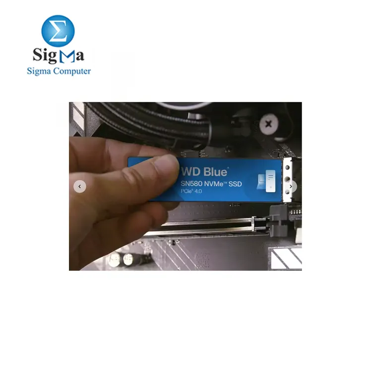 Western Digital 1TB WD Blue SN580 NVMe Internal Solid State Drive SSD - Gen4 x4 PCIe 16Gb s  M.2 2280  Up to 4 150 MB s - WDS100T3B0E