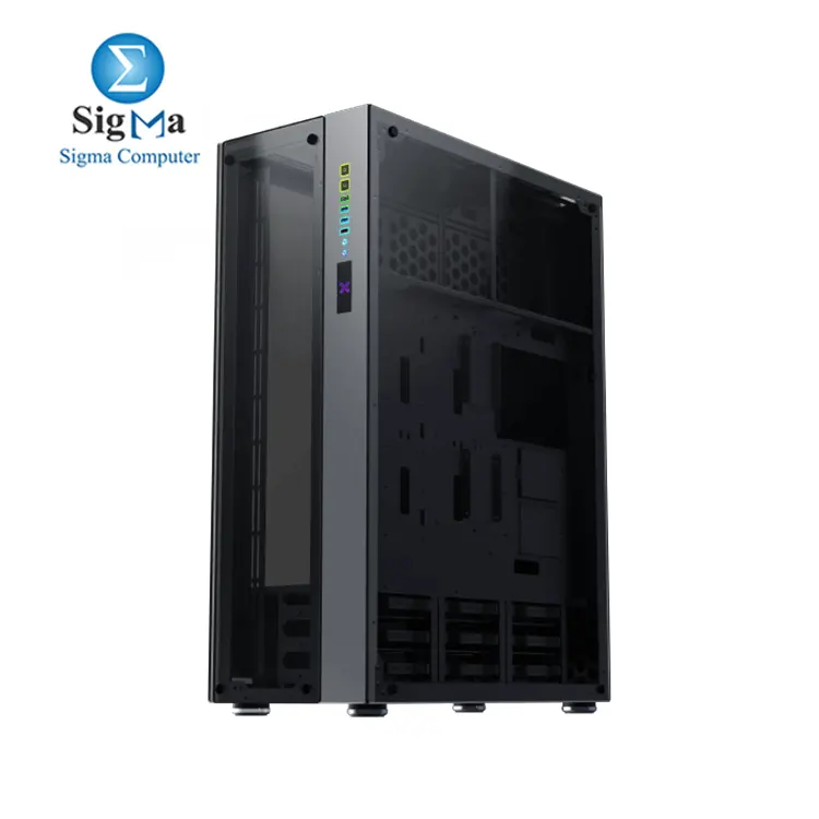 XIGMATEK Elysium II Full Tower Supports EEB EATX motherboards  up to 16 fans  480mm radiators  dual PSU  and 460mm GPUs.