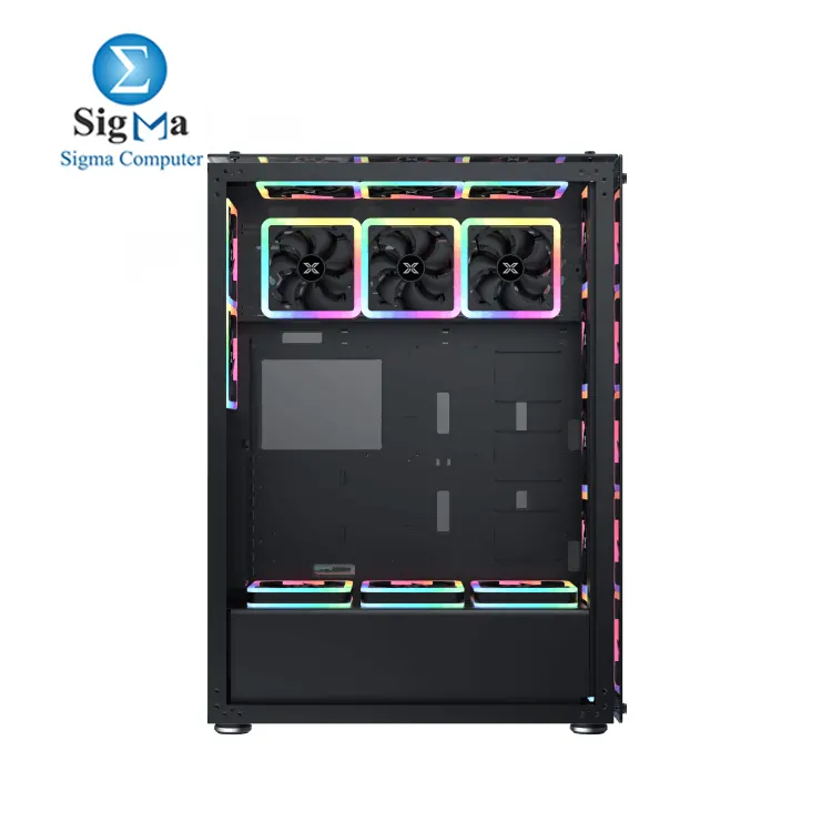 XIGMATEK Elysium II Full Tower Supports EEB EATX motherboards  up to 16 fans  480mm radiators  dual PSU  and 460mm GPUs.