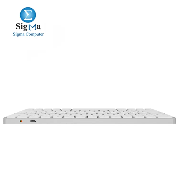 Meetion ikey K210 Wireless Ultra-thin Apple Keyboard With Rechargeable Battery  White