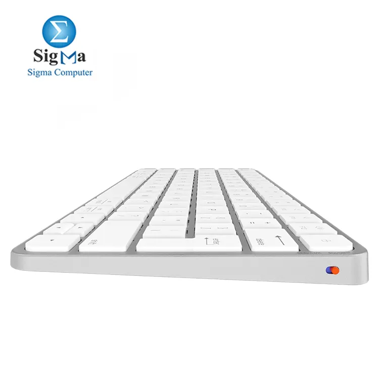 Meetion ikey K210 Wireless Ultra-thin Apple Keyboard With Rechargeable Battery  White