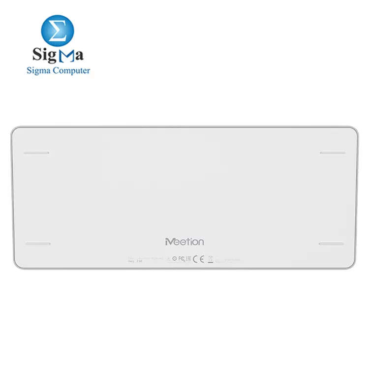 Meetion ikey K210 Wireless Ultra-thin Apple Keyboard With Rechargeable Battery  White