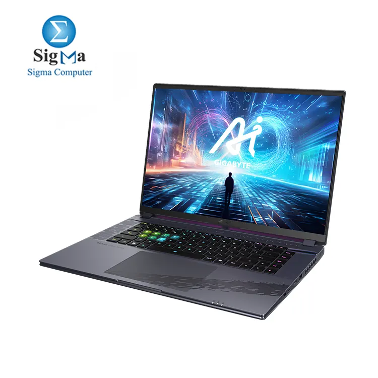 Gigabyte AORUS 16X AKG 2024-i7 14650HX  14C 24T -RAM 16G DDR5 5600HZ  2 8 -SSD 1T Gen4  M.2 RTX 4060  8G 140w-16-IPS-2K-165Hz-100  sRGB-RGB Backlit-Win11-2 Years Warranty-16X AKG-53AEC54SH