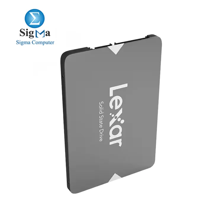 Lexar 512GB NS100 SSD 2.5    SATA III Internal Solid State Drive  Up to 550MB s Read  Gray  LNS100-512RBNA 