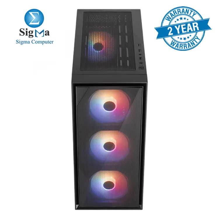 Aerocool GEOFLOW ARGB MID TOWER PC CASE   LUX 750W POWER SUPPLY 80 PLUS BRONZE ACCX-ES03001.11