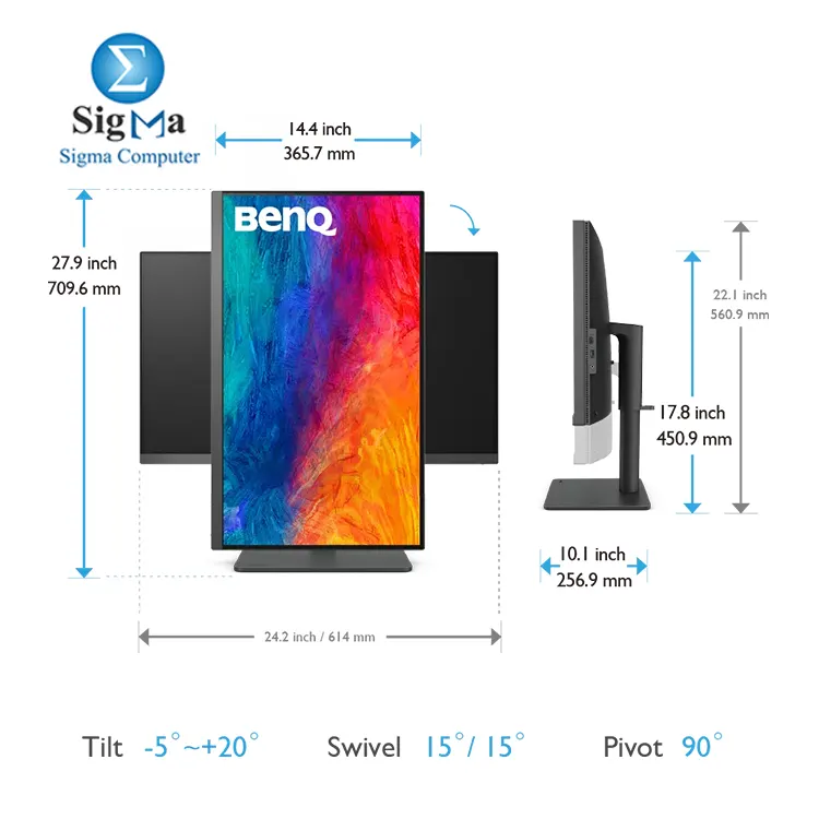 BenQ PD2705U is a 27-inch 4K UHD IPS monitor with 99% sRGB, HDR10 support, 5ms response time, 163 PPI, USB-C with 65W power delivery, HDR10, KVM and factory calibration, 3Y Warrenty
