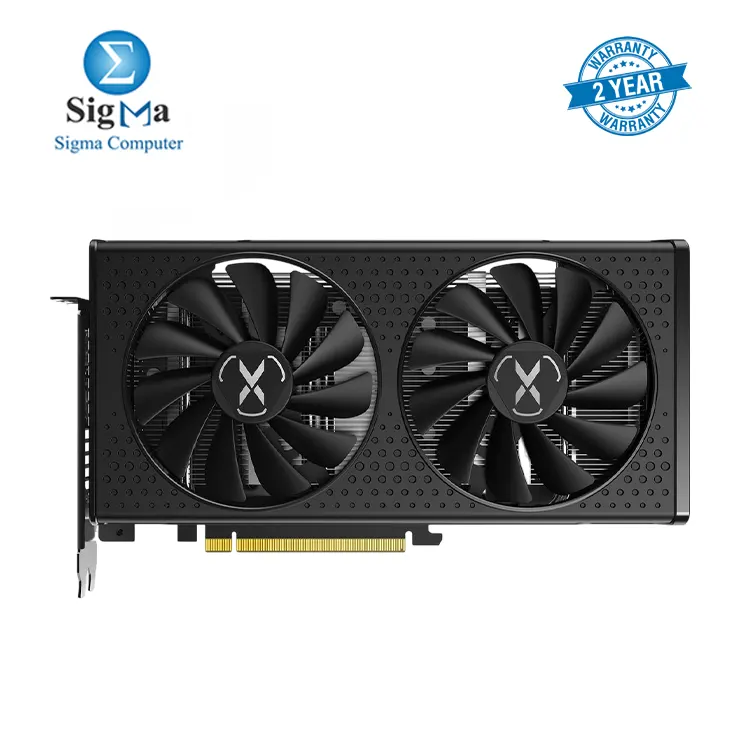 XFX SPEEDSTER SWFT 210 RX 6650 XT – 8GB GDDR6, 2635 MHz Boost Clock, 2048 Stream Processors, PCI-E 4.0, Dual-Fan, 3x DP 1.4, 1x HDMI 2.1, 1x 8-Pin, 500W PSU Required