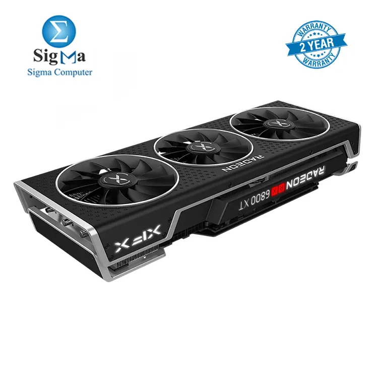 XFX Speedster MERC 319 AMD Radeon RX 6800 XT features 16GB GDDR6 memory  4608 stream processors  PCI-E 4.0  clock speeds up to 2250 MHz  triple-fan cooling  and support for AMD RDNA    2  raytracing