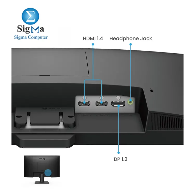 BenQ GW2790 27 FHD IPS 100Hz 5ms 99 sRGB Flicker-Free Low Blue Light 2x HDMI DP VESA 100x100mm.