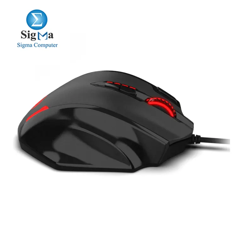 Redragon M908 Impact RGB LED MMO Gaming Mouse with 12 Side Buttons  Optical Wired Ergonomic Gamer Mouse with Max 12 400DPI  High Precision  20 Programmable Macro Shortcuts  Comfort Grip