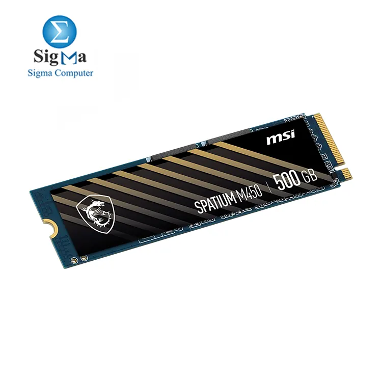 SPATIUM M450 500GB, PCIe 4.0 NVMe, up to 3600MB/s read, 2300MB/s write, PHISON E19T, 3D NAND, M.2 2280, 300TBW