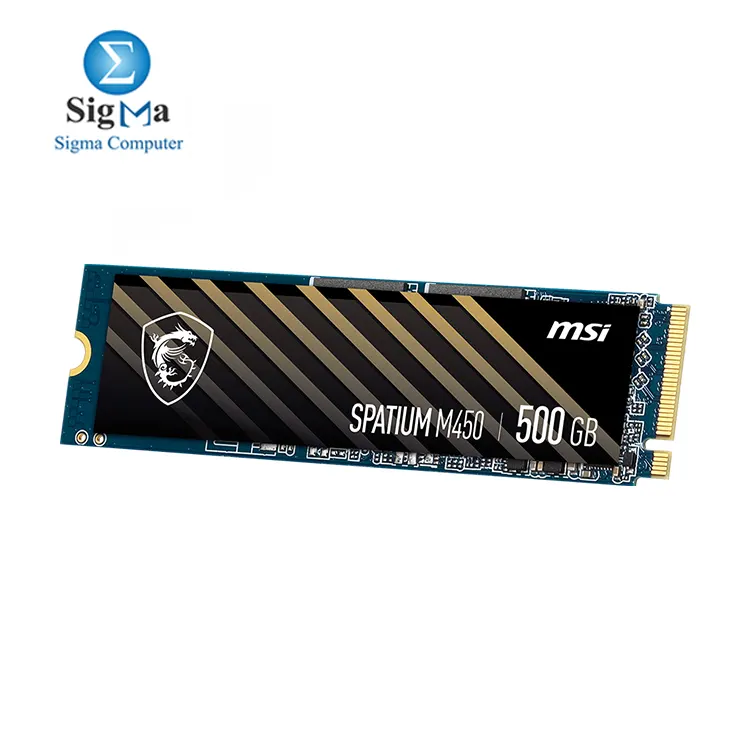 SPATIUM M450 500GB, PCIe 4.0 NVMe, up to 3600MB/s read, 2300MB/s write, PHISON E19T, 3D NAND, M.2 2280, 300TBW