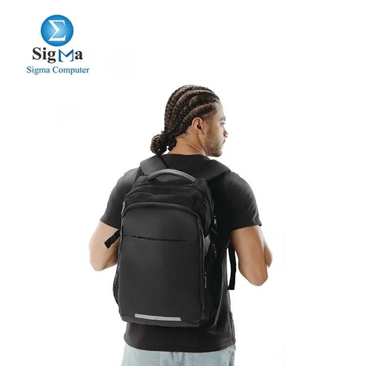 Rahala RAL 2300 Backpack     15.6    laptop protection  water-resistant  lightweight  USB charging  smart storage  and anti-theft pocket.