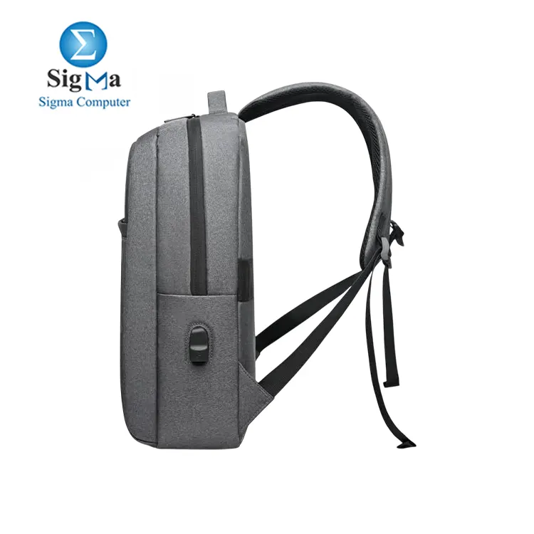 Rahala Backpack RAL606 - Black  12L  fits up to 15.6  laptops  water-resistant  multi-pocket design  ergonomic straps  and spacious main compartment.