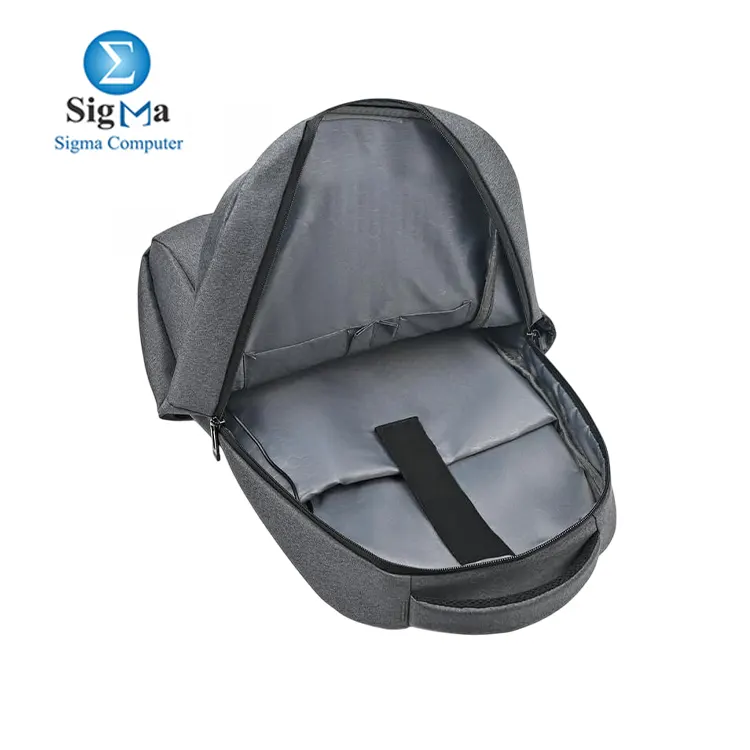 Rahala Backpack RAL606 - Black  12L  fits up to 15.6  laptops  water-resistant  multi-pocket design  ergonomic straps  and spacious main compartment.