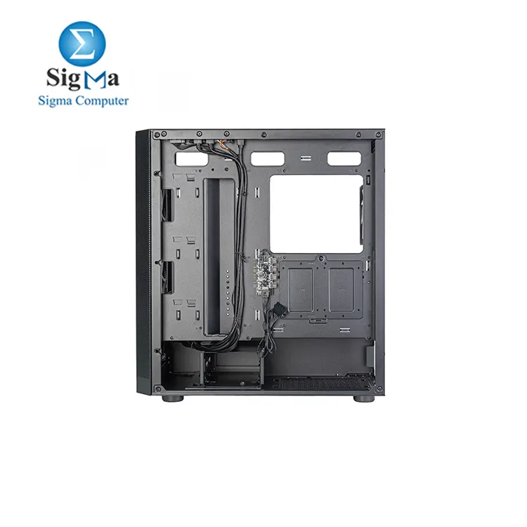 SilverStone FARA 514X ATX Mid-Tower Chassis with Four 120mm ARGB Fans  Dual 360mm Radiator Support  High Airflow Mesh Panel  394mm GPU Support  USB-C I O  and High-Capacity Design