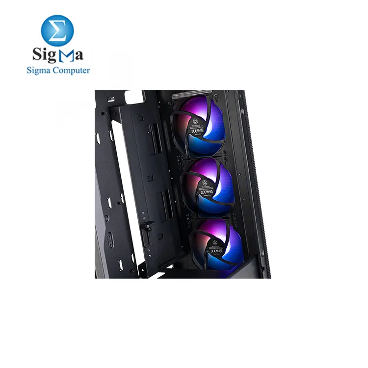 SilverStone FARA 514X ATX Mid-Tower Chassis with Four 120mm ARGB Fans  Dual 360mm Radiator Support  High Airflow Mesh Panel  394mm GPU Support  USB-C I O  and High-Capacity Design