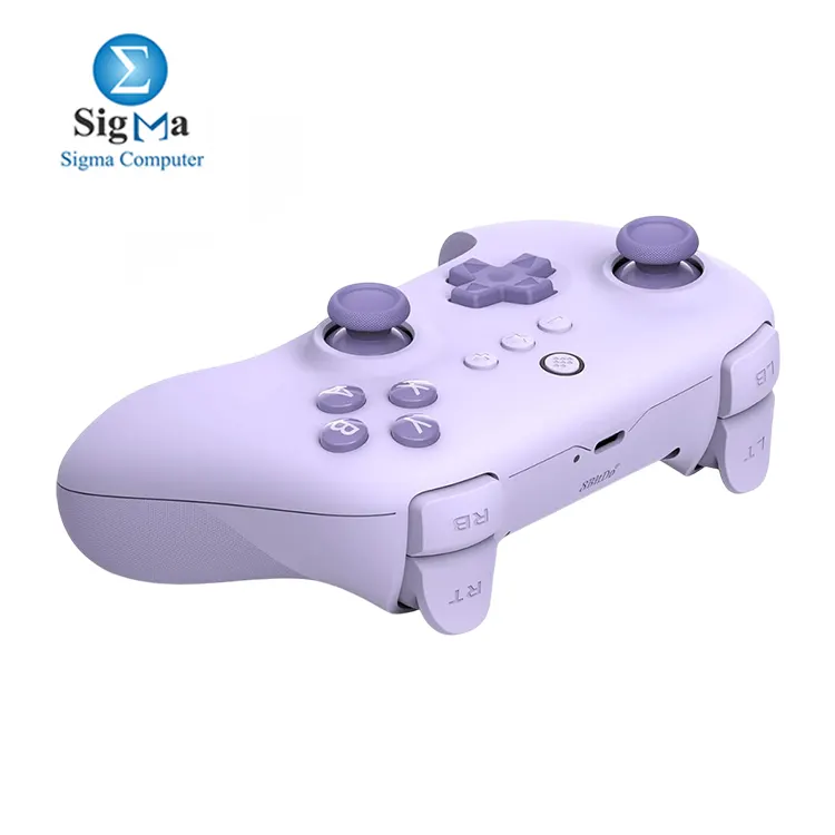 8BitDo Ultimate C 2.4G wireless controller with plug play turbo function rumble vibration 25-hour battery and compatibility with Windows Android Steam Deck and Raspberry Pi.