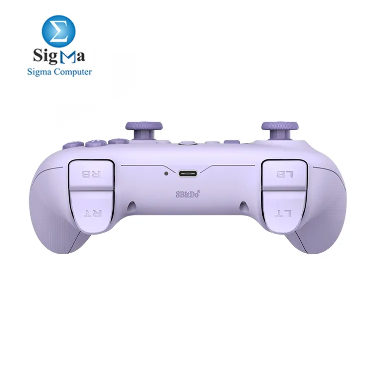 8BitDo Ultimate C 2.4G wireless controller with plug play turbo function rumble vibration 25-hour battery and compatibility with Windows Android Steam Deck and Raspberry Pi.