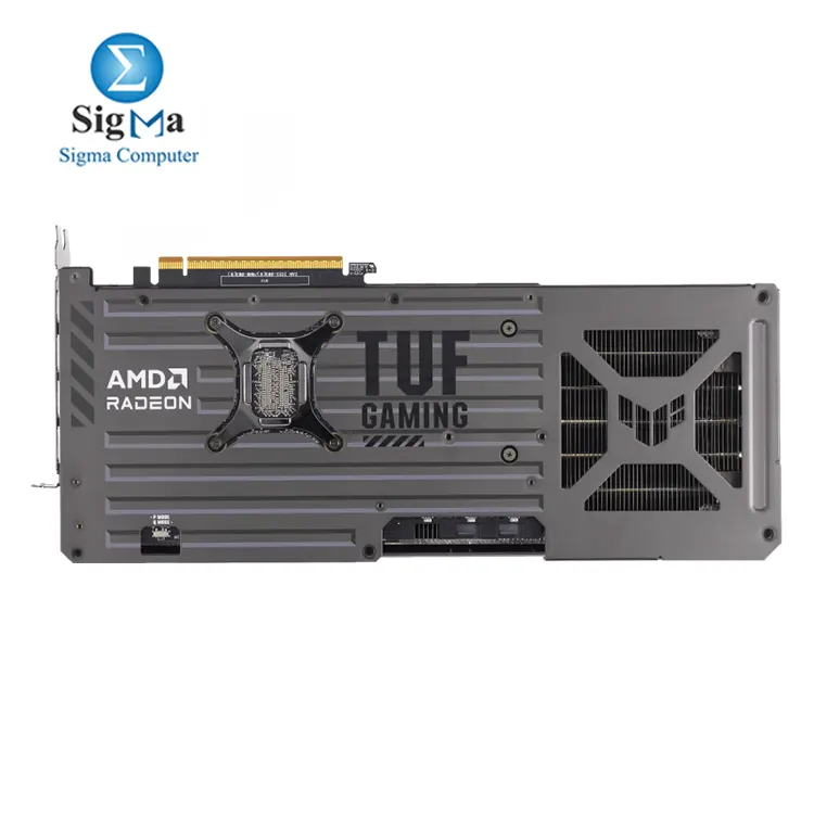 ASUS TUF RX 9070 OC 16GB GDDR6  PCIe 5.0  2670MHz Boost  256-bit  20Gbps  3584 SP  1x HDMI 2.1b  3x DP 2.1a  750W PSU  2x 8-pin  AURA SYNC RGB
