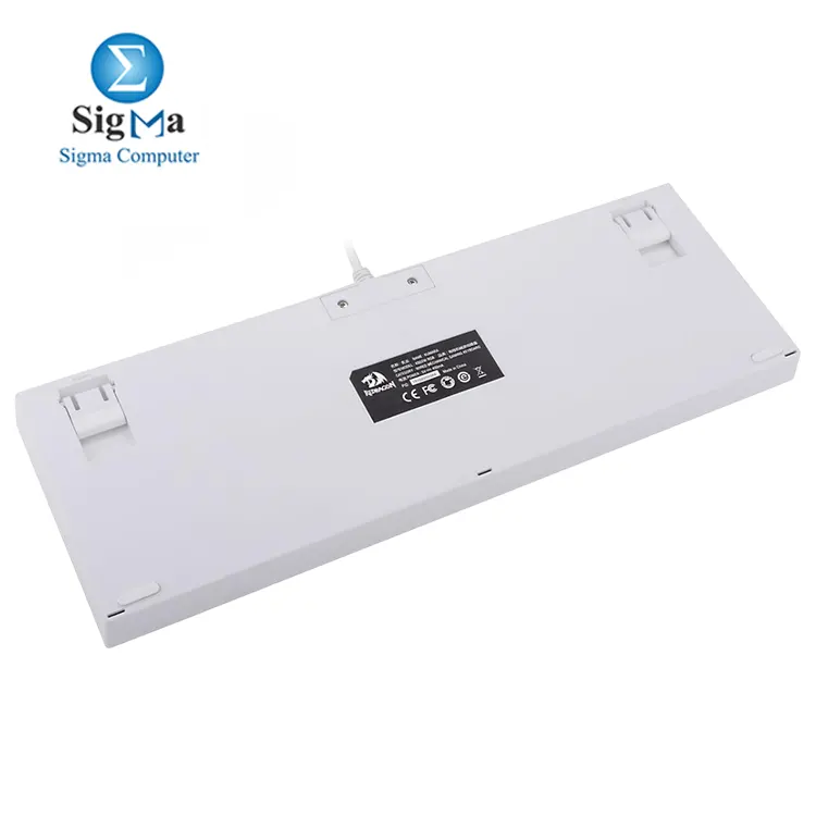 Redragon K552 KUMARA Red Switches RAINBOW LED Mechanical Gaming Keyboard WHITE